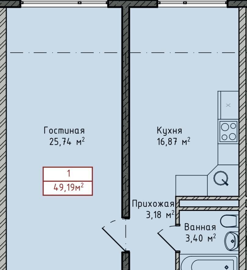 квартира г Махачкала р-н Кировский ул Даганова 128 Кировский внутригородской район фото 2