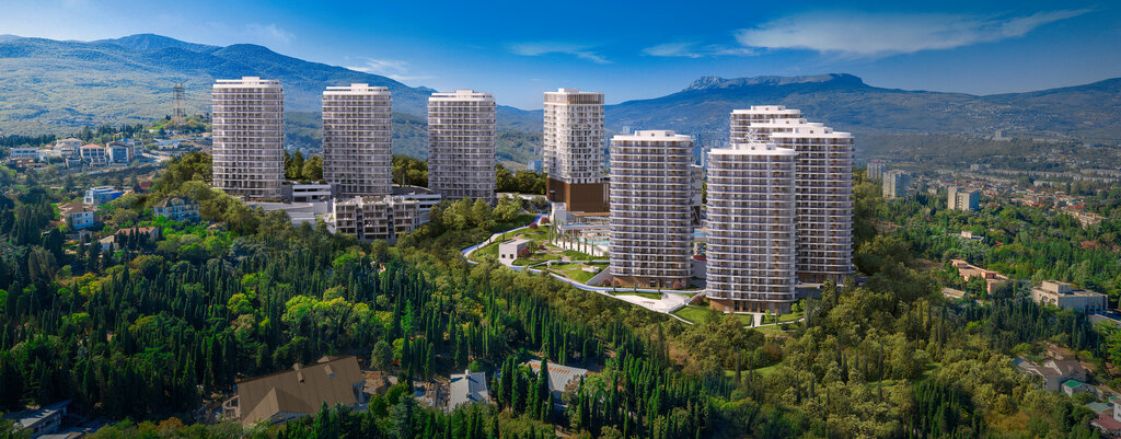 квартира г Алушта Профессорский Уголок жилой комплекс Крымская Резиденция фото 4