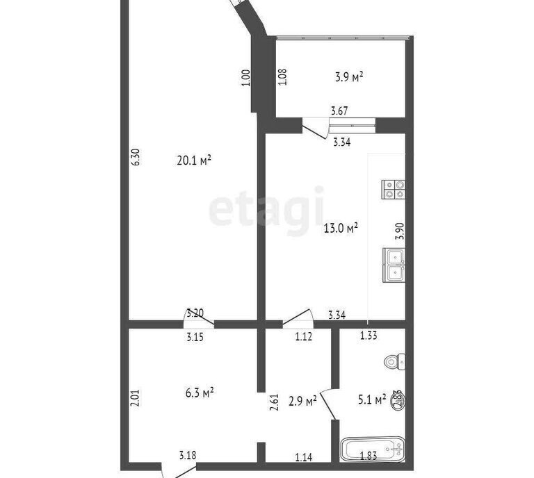 квартира г Тамбов ул Карла Маркса 169 фото 1