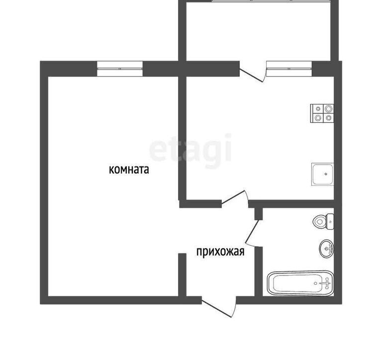 квартира г Тамбов ул Магистральная 39к/4 фото 1