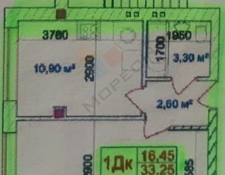 квартира г Краснодар р-н Прикубанский ул Душистая 50 фото 10