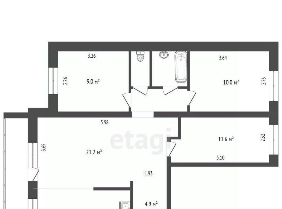 квартира г Ярославль р-н Дзержинский ул Бабича 17 фото 2