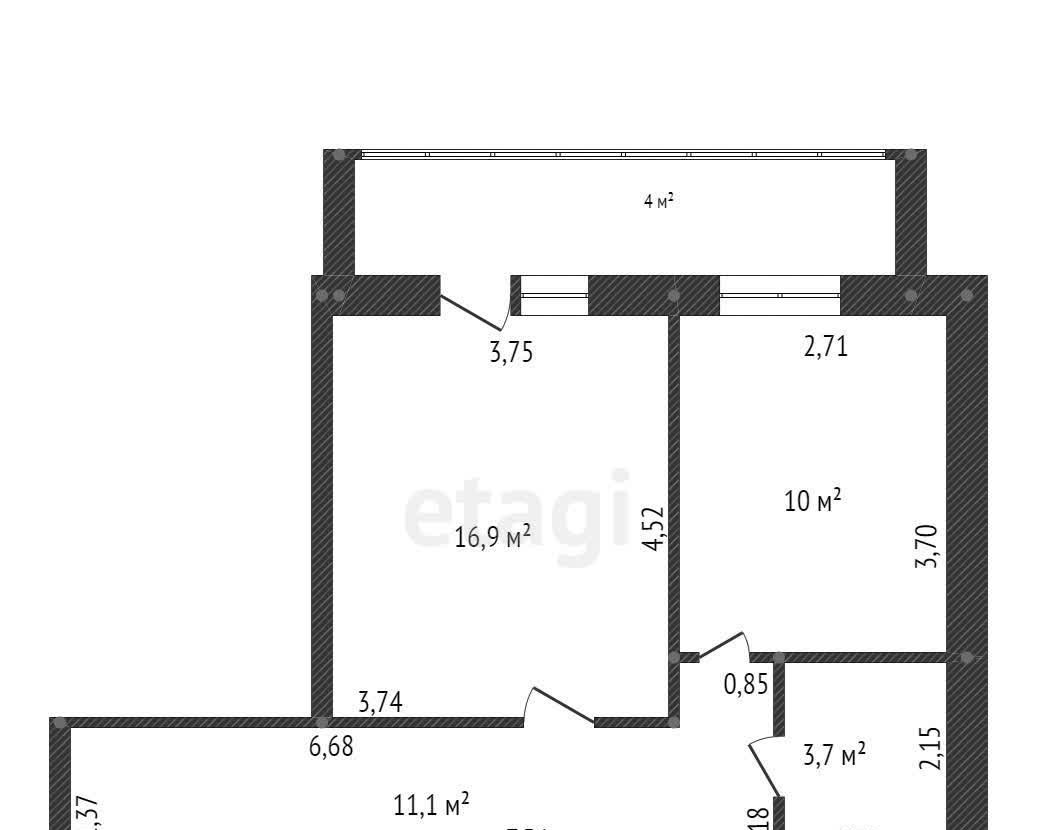 квартира г Октябрьский 29-й микрорайон 2 фото 10