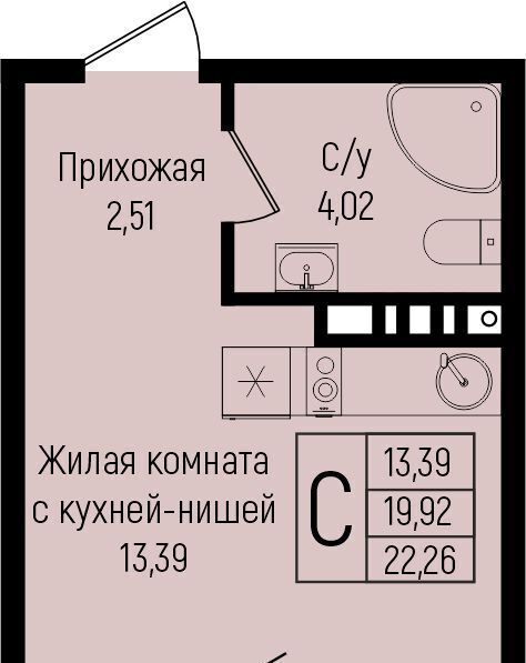 квартира г Краснодар р-н Прикубанский ул им. Михаила Барибана фото 1