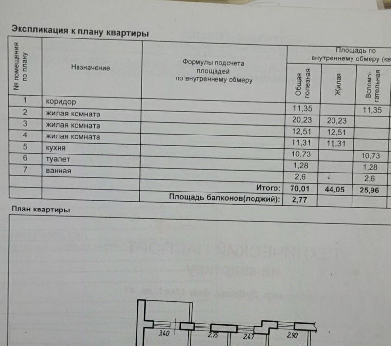 квартира г Старый Оскол Дубрава 1 кв-л, 11 фото 2