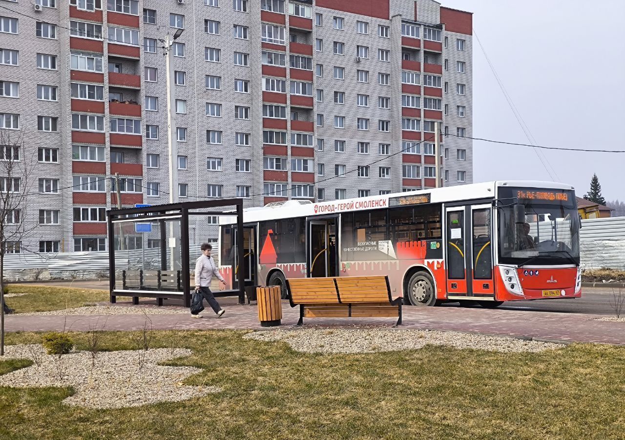 квартира г Смоленск р-н Ленинский проезд Ипподромный 34 фото 18