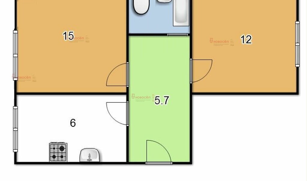 квартира г Екатеринбург ул Парниковая 7к/1 Проспект Космонавтов фото 1