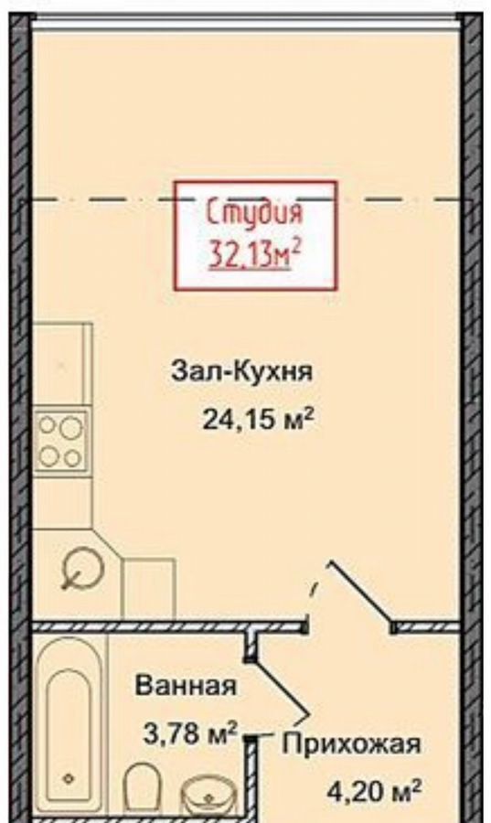 квартира г Избербаш ул Им Р.Зорге 28 фото 2