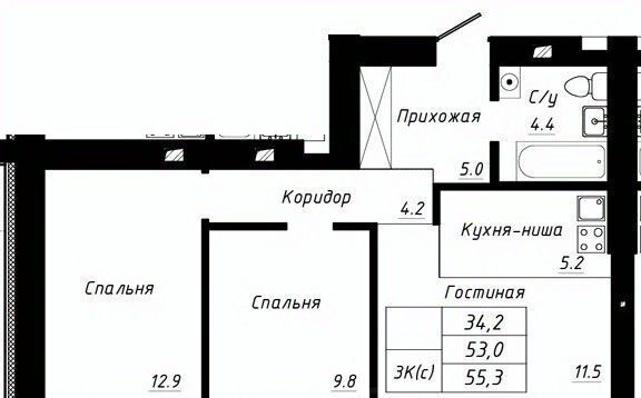 квартира р-н Индустриальный тракт Павловский 196ак/2 фото
