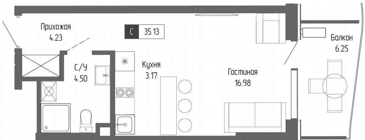 квартира г Алушта ул Западная 4 апарт-комплекс «Крымская Резиденция» корп. 5 фото 1