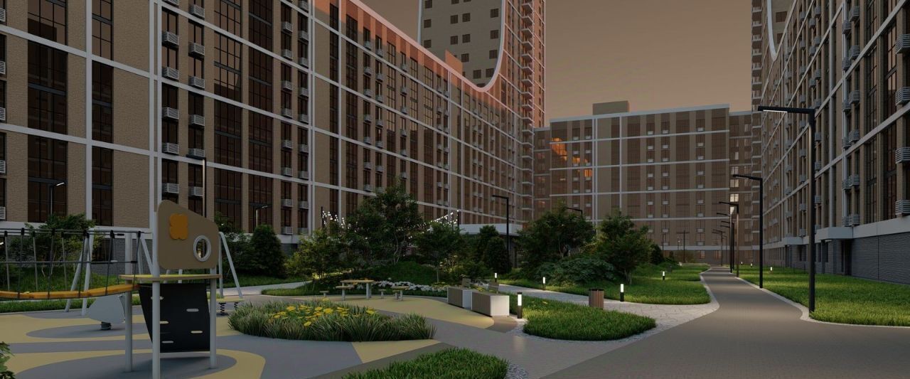 квартира г Новосибирск метро Площадь Гарина-Михайловского р-н Ленинский Лесоперевалка ЖК «Ясный берег» город-парк фото 6