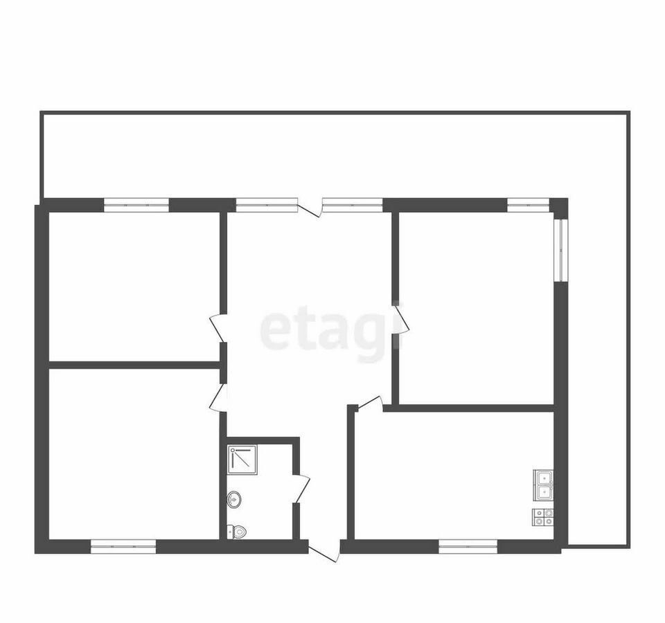 квартира г Баксан ул Угнич 64 фото 32