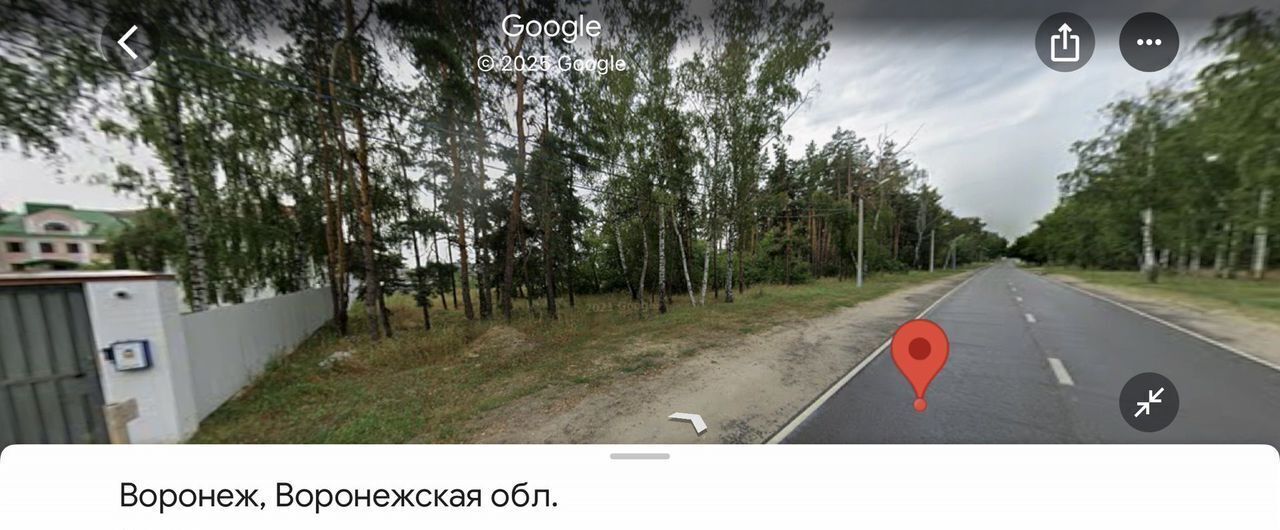 земля г Воронеж р-н Железнодорожный мкр-н Репное фото 1