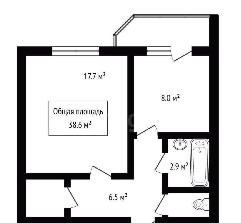 квартира г Новосибирск р-н Кировский ул Петухова 128/1 фото 20