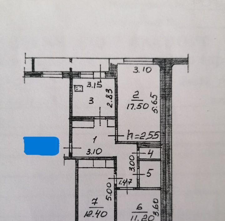 квартира г Чебоксары р-н Калининский ул Кадыкова 12 фото 14