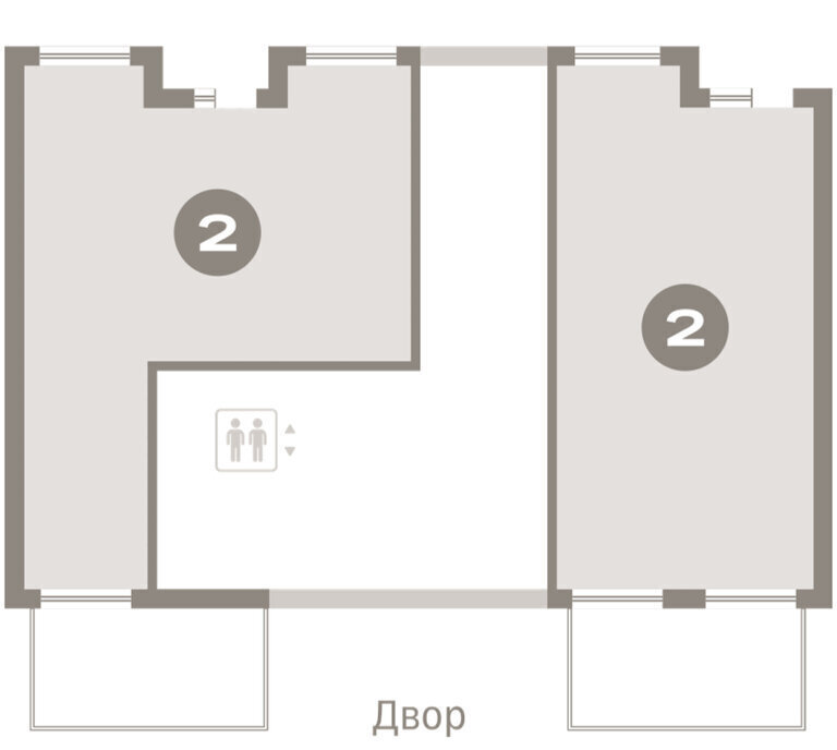 квартира г Омск р-н Кировский Кварталы Драверта Кировский АО фото 3