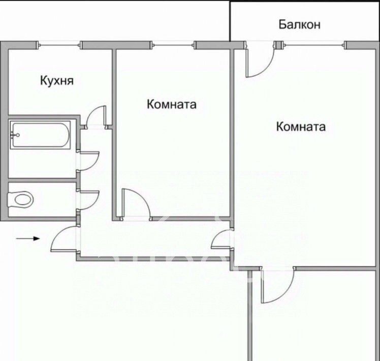 квартира г Самара р-н Кировский Безымянка ул Черемшанская 232 фото 2