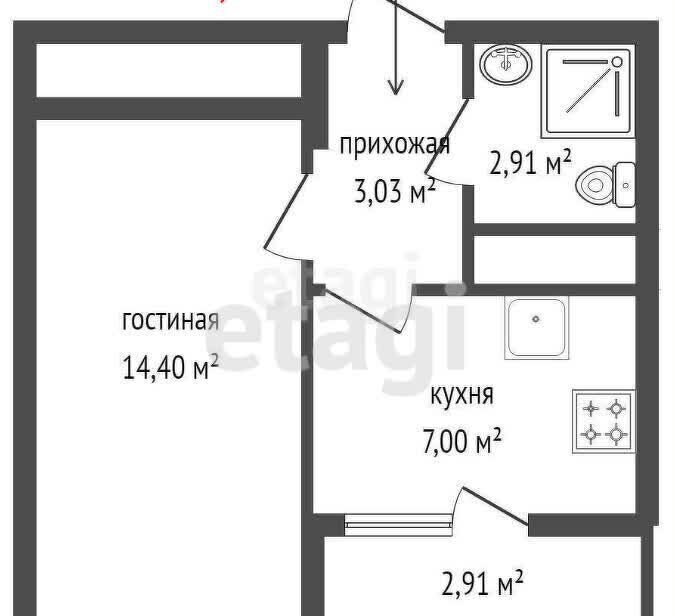 квартира г Екатеринбург р-н мкр Светлый Уктус ЖК «Светлый» 12, р-н Чкаловский фото 31