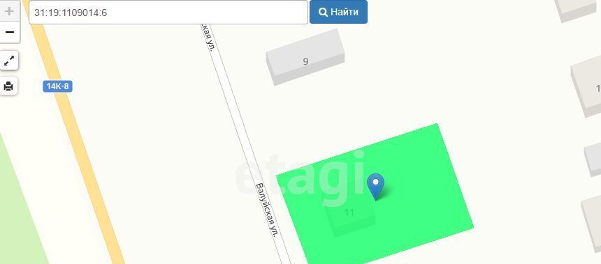 земля р-н Новооскольский г Новый Оскол ул Валуйская 2 фото 2