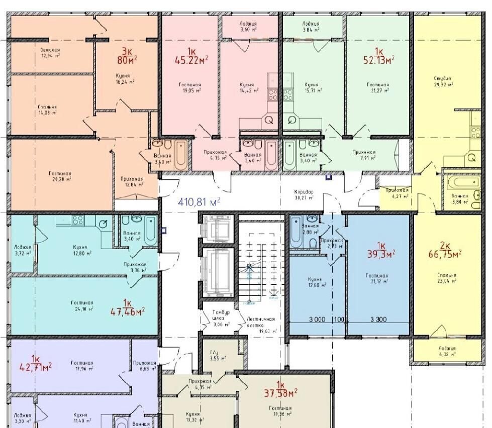 квартира г Махачкала р-н Кировский ул Даганова 135 фото 3