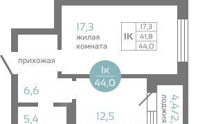 квартира г Красноярск р-н Советский ул Авиаторов 7/2 ЖК МАЭСТРО фото 1