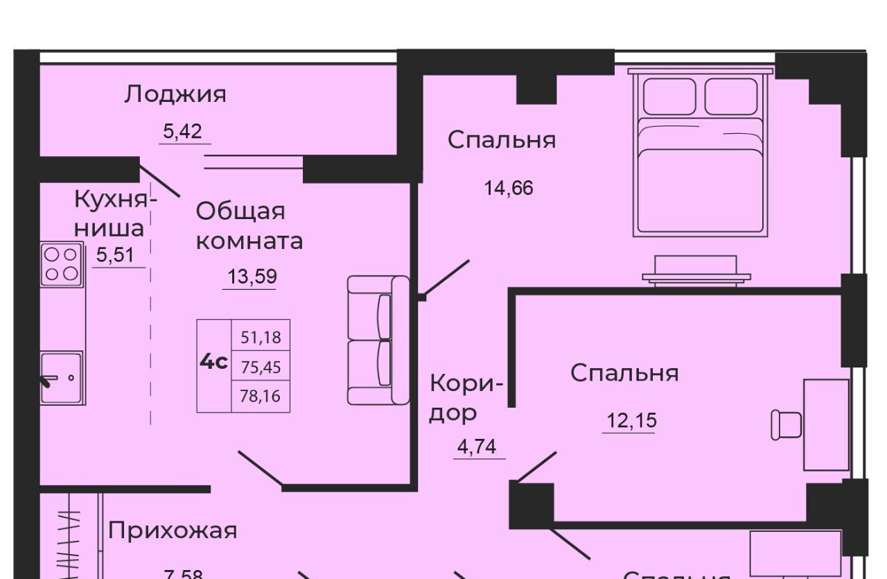 квартира г Батайск ул 1-й Пятилетки 2ж фото 1