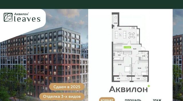 Аквилон Ливз 2 жилой комплекс фото