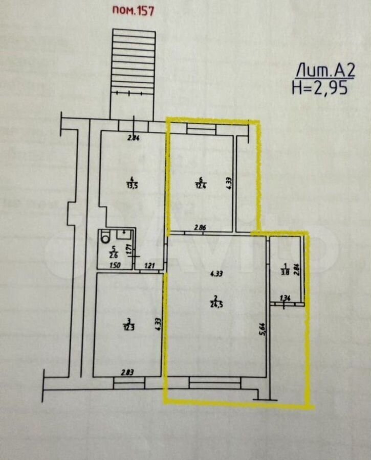 офис г Красноярск р-н Советский ул Алексеева 111 фото 3
