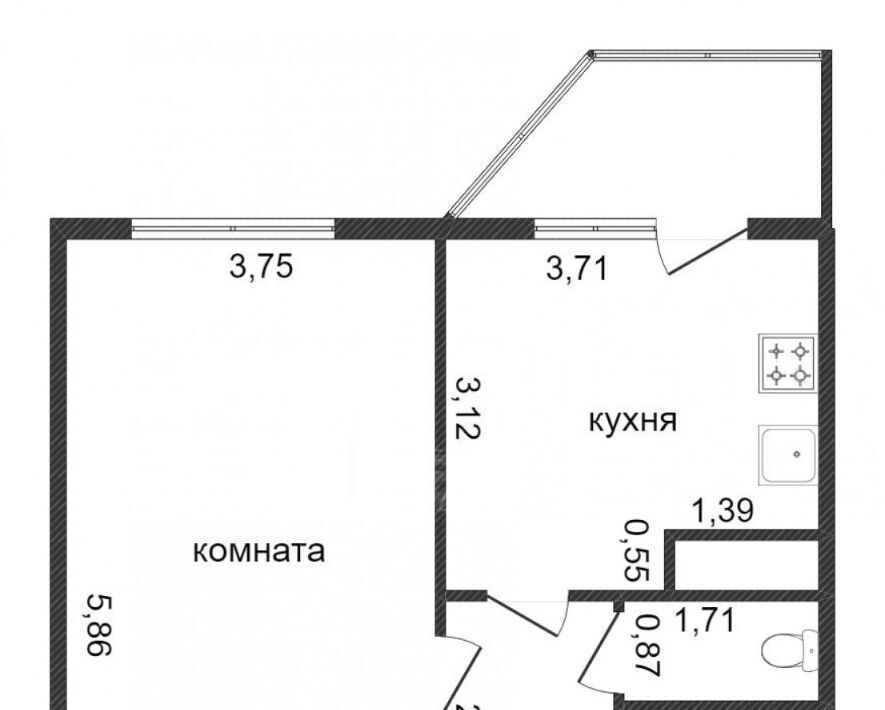 квартира г Тюмень р-н Калининский ул Обдорская 3 Калининский административный округ фото 2