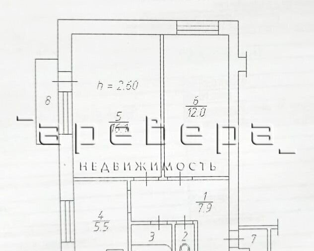 квартира г Красноярск р-н Центральный ул Карла Маркса 139 фото 19