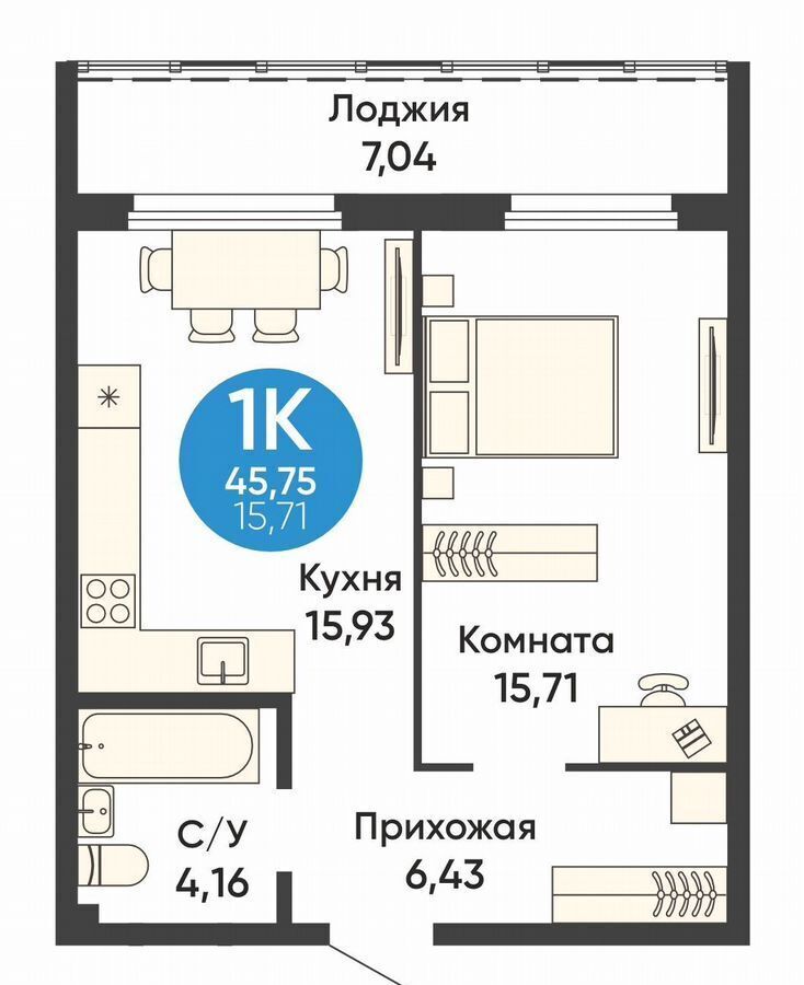 квартира г Обь ул Большая 1 фото 1