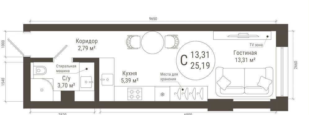 квартира г Уфа р-н Кировский ул Менделеева 137 корп. 3 фото 1