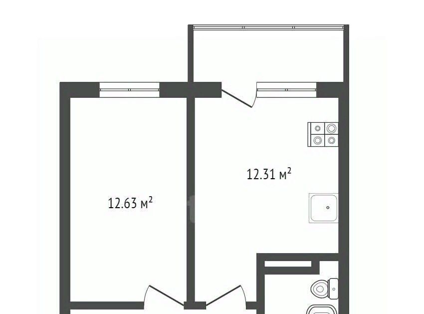 квартира р-н Аксайский г Аксай ул Речников 14к/3 фото 2