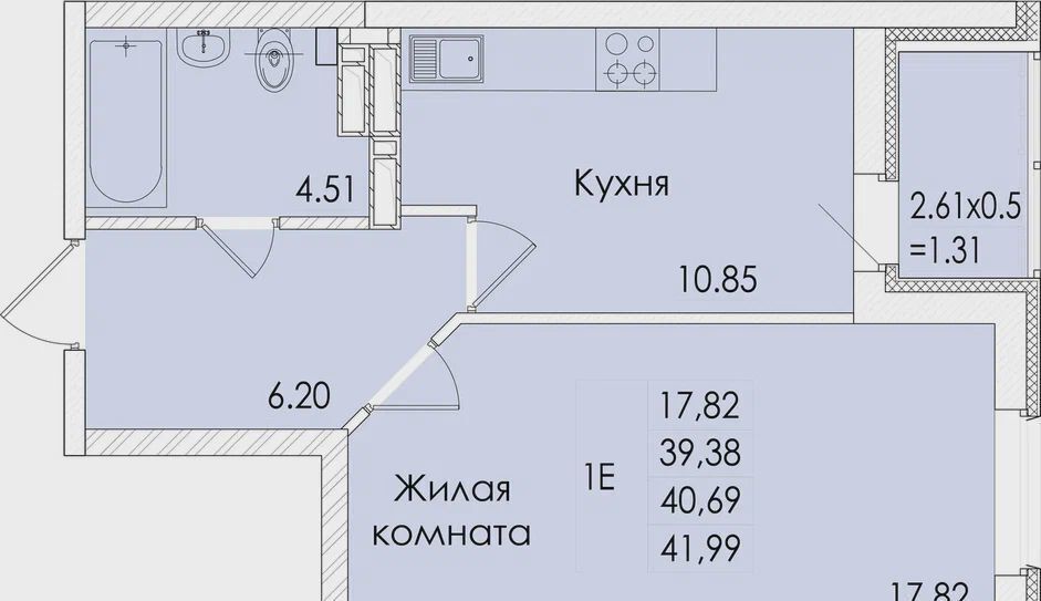квартира г Ростов-на-Дону р-н Ленинский Новое поселение пр-кт Сиверса 12д ЖК «Регата» фото 1