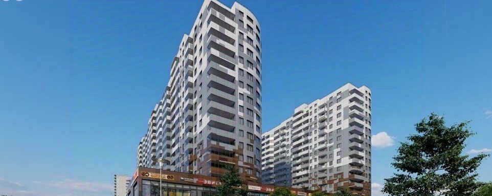 квартира г Краснодар р-н Прикубанский ул им. Кирилла Россинского 3/1к 1 фото 7