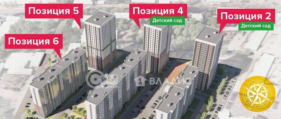 квартира г Воронеж р-н Коминтерновский ЖК «Городские Истории» фото 8