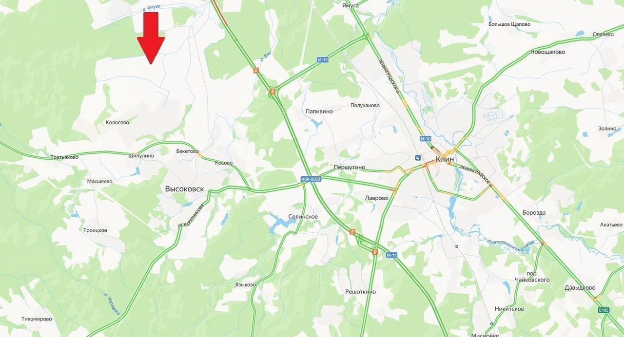 земля городской округ Клин г Высоковск 78 км, 303, г. о. Клин, СНТ Радуга, Ленинградское шоссе фото 4