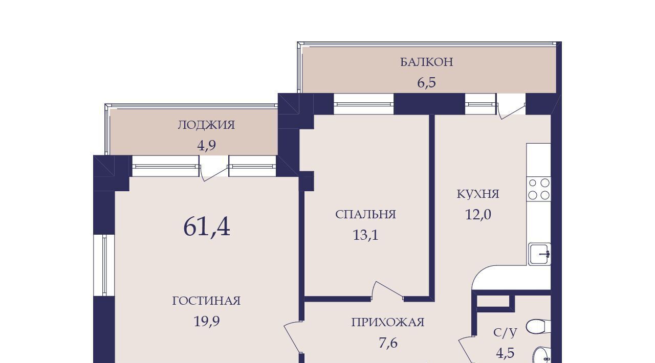 квартира г Красноярск р-н Октябрьский ул Норильская 5 фото 2