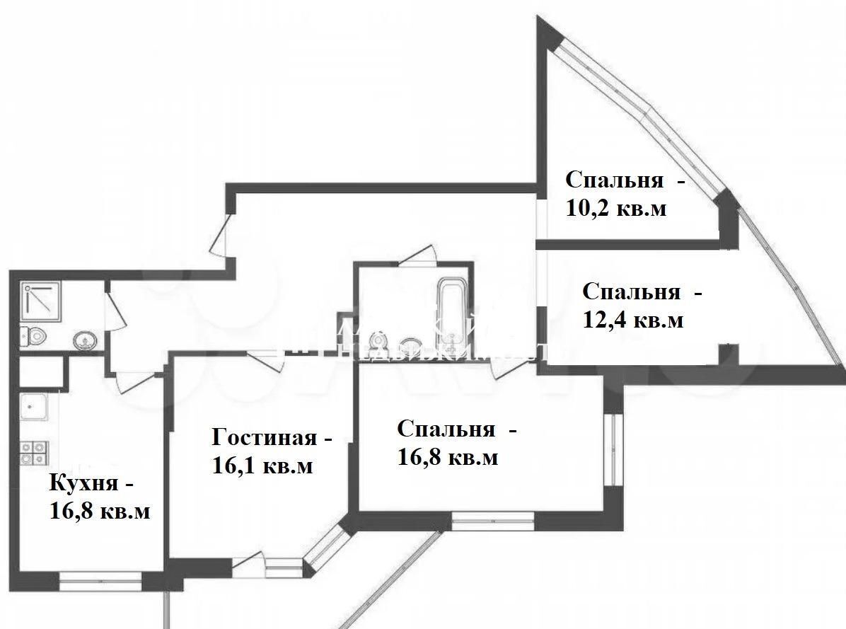 квартира г Самара Российская ул Мичурина 154 фото 2