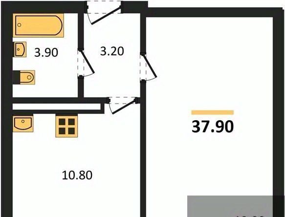 квартира г Воронеж р-н Левобережный ул Шидловского 22 фото 1