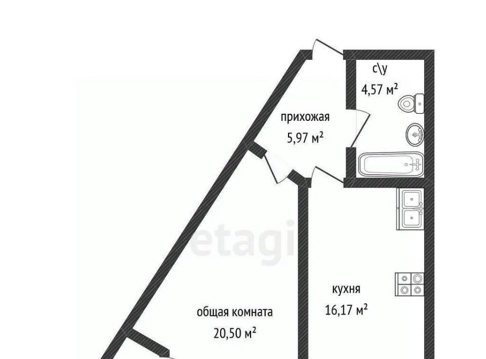 квартира г Владивосток р-н Ленинский ул Нерчинская 14 фото 2
