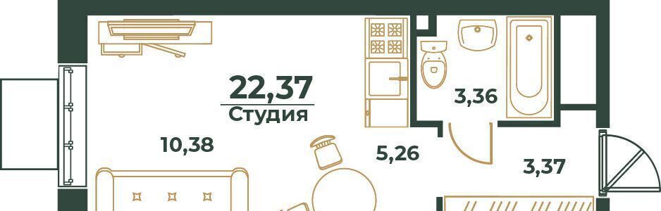 квартира г Хабаровск р-н Индустриальный ул Рокоссовского 2 фото 1