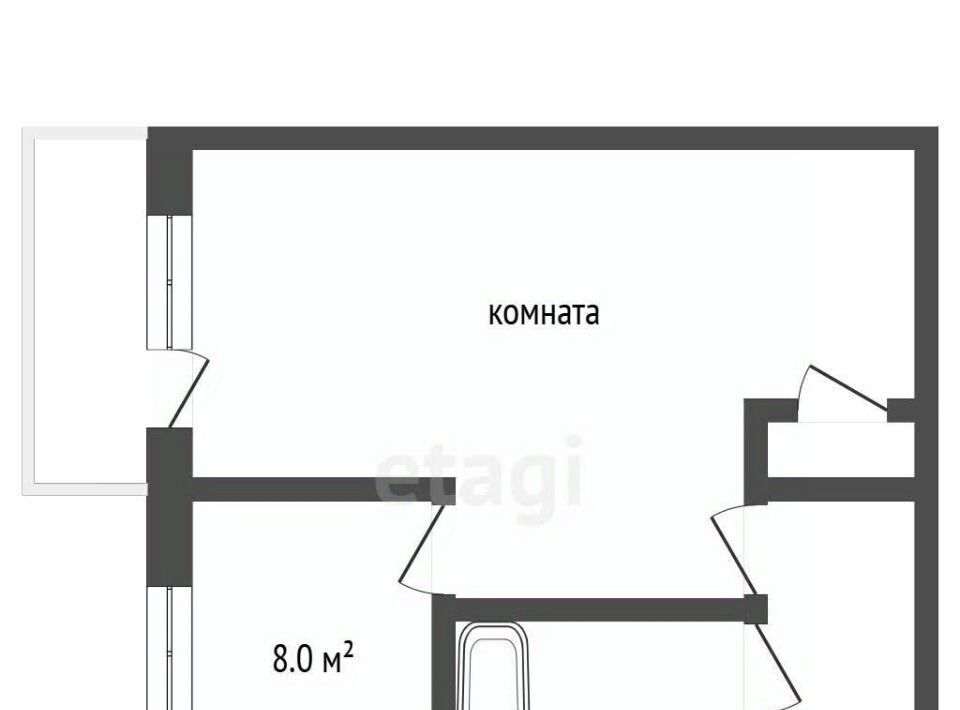 квартира г Киселевск пер 1-ое Мая 4а фото 2