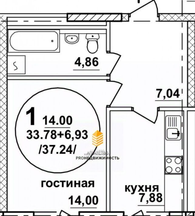 квартира г Уфа р-н Кировский ул Бакалинская 4 фото 1