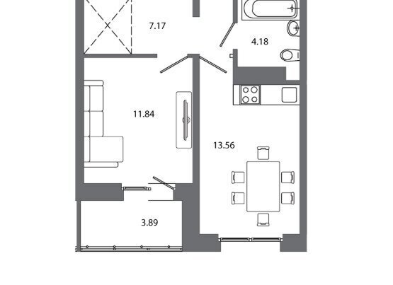 квартира г Иркутск ул Ивана Доронина 7 фото 1