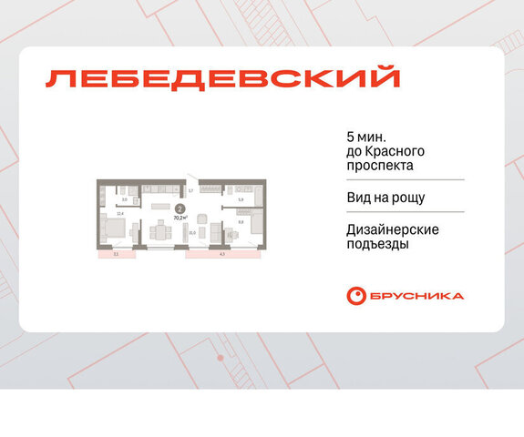 р-н Заельцовский ЖК «Лебедевский» фото