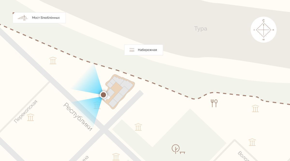 квартира г Тюмень р-н Центральный ул Красина 4 фото 3