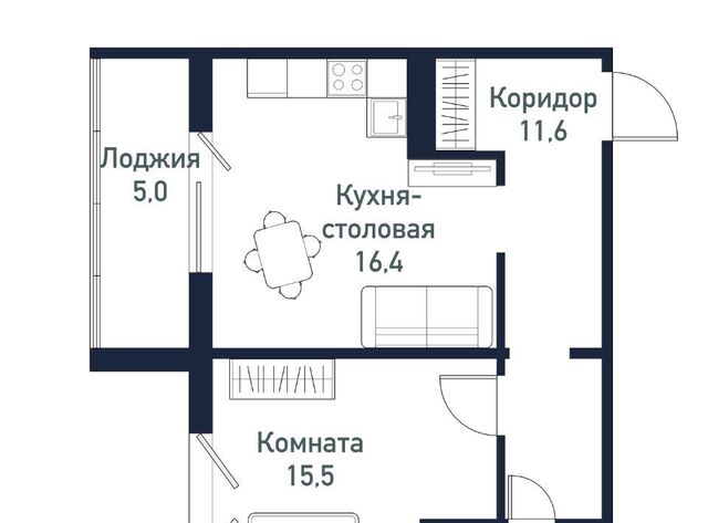 квартира Западный ул. Имени Капитана Ефимова, 4 фото