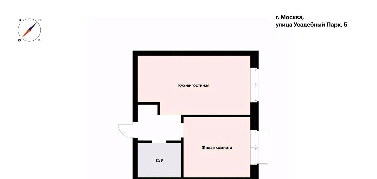 квартира г Москва ул Усадебный Парк 5 Филатов Луг фото 2