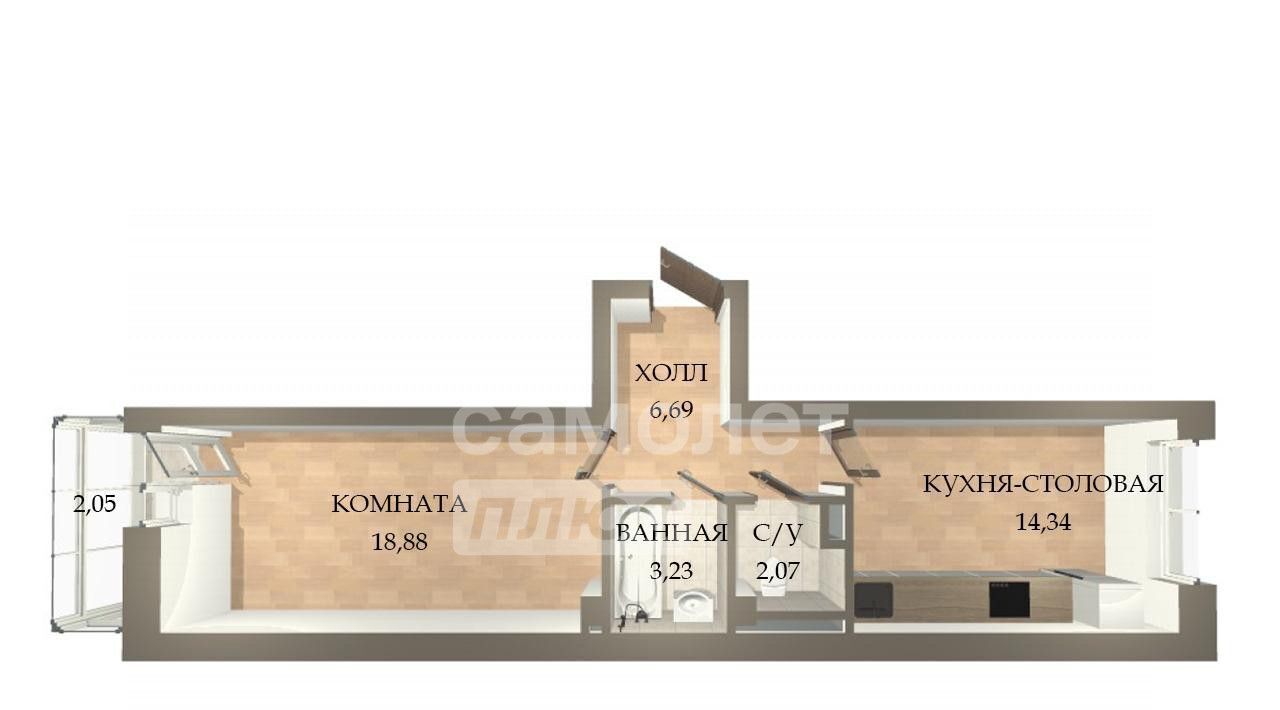 квартира г Балашиха Железнодорожная, ул. Безымянная, 14 фото 2